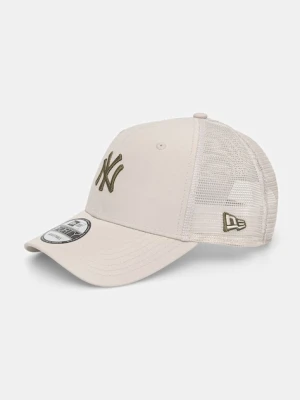 New Era czapka z daszkiem trucker MIDI HOMEFIELD 940 NYY beżowy