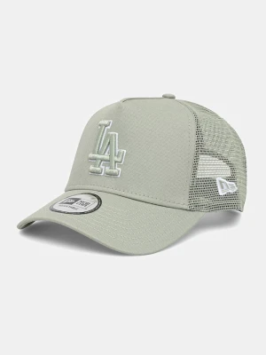New Era czapka z daszkiem trucker z bawełną OUTLINE EF TRUCKER LA DODGERS zielony