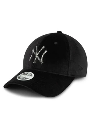 New Era Czapka z daszkiem Velour Diamante New York Yankees 9FORTY 60580876 Czarny