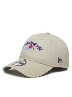 New Era Czapka z daszkiem Washed Courchevel Ski 9TWENTY 60580869 Beżowy