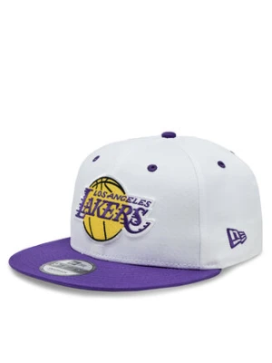 New Era Czapka z daszkiem White Crown Patch 950 Lakers 60364274 Biały