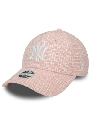 New Era Czapka z daszkiem Wmns Summer Tweed Nyy 60434980 Różowy