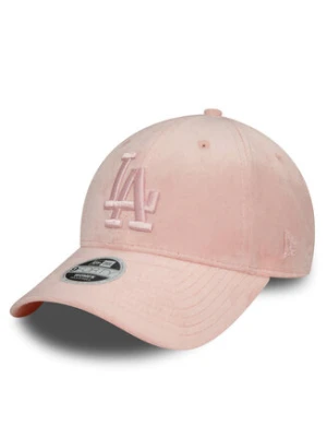 New Era Czapka z daszkiem Wmns Velour 940 La Dodgers 60503610 Różowy