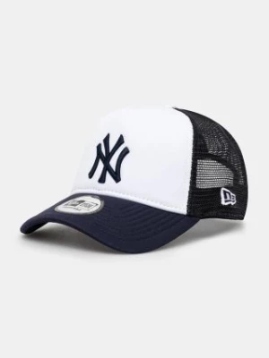 New Era czapka z daszkiem WORLD SERIES TRUCKER NEW YORK YANKEES kolor granatowy z aplikacją 60565409