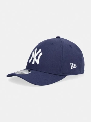 New Era czapka z daszkiem z dodatkiem lnu LINEN 940 MC NYY