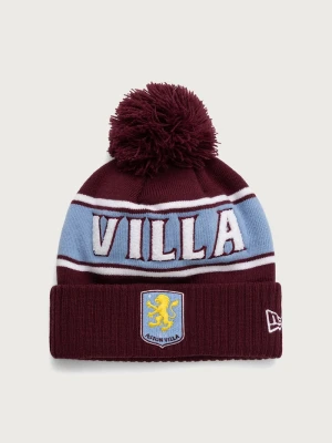 New Era czapka z pomponem SPORT CUFF KNIT ASTON VILLA FC bordowy
