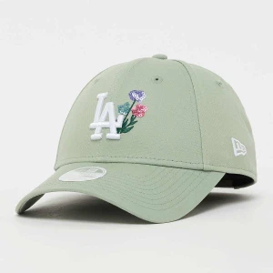 New Era Female 9Forty Floral Icon MLB Los Angeles Dodgers kobiety Czapki baseballowe zielony rozmiar Akcesoria