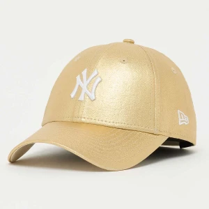 New Era Female 9Forty Metallic MLB York Yankees kobiety Czapki baseballowe złoty rozmiar Akcesoria