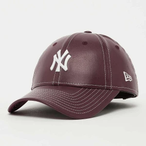 New Era FEMALE 9FORTY Topstitch PU York Yankees kobiety Czapki baseballowe czerwony rozmiar Akcesoria