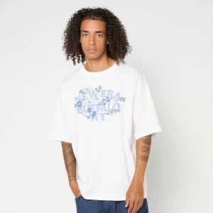 New Era Floral Oversized Tee mężczyźni T-Shirty i Polo biały rozmiar Odzież