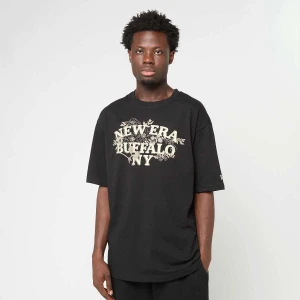 New Era Floral Oversized Tee mężczyźni T-Shirty i Polo czarny rozmiar Odzież