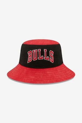 New Era kapelusz bawełniany Washed Tapered Bulls kolor czerwony bawełniany 60240491-CZERWONY