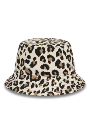 New Era Kapelusz Bucket Leopard 60565551 Beżowy