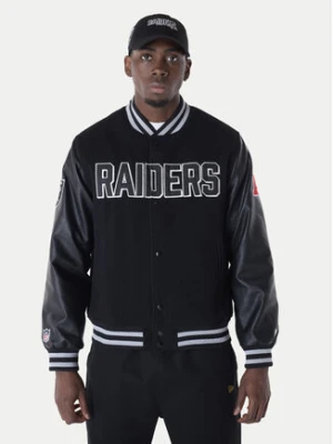 Zdjęcie produktu New Era Kurtka bomber New Era NFL Las Vegas Raiders Varsity 60596371 Czarny Regular Fit