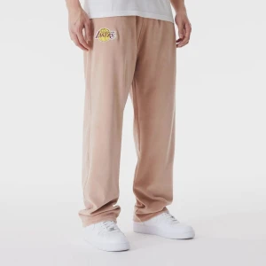 New Era LA Lakers NBA Lifestyle Velours Trackpants mężczyźni Spodnie dresowe beż rozmiar Odzież