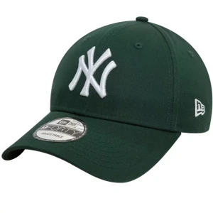 New Era League Essential 9FORTY New York Yankees Cap 60471456, Męskie, Zielone, czapki z daszkiem, bawełna, rozmiar: OSFM