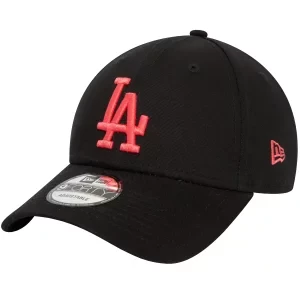 New Era League Essentials 940 Los Angeles Dodgers Cap 60435202, Męskie, Czarne, czapki z daszkiem, bawełna, rozmiar: OSFM