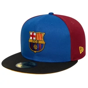 New Era Mes Que Un 59Fifty FC Barcelona Cap 60846902, Męskie, Bordowe, czapki z daszkiem, poliester, rozmiar: 7 1/4