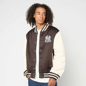 New Era MLB Bomber Jacket York Yankees mężczyźni Kurtki preppy brązowy rozmiar Odzież