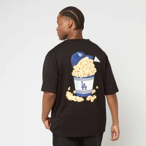 New Era MLB Food Graphic Oversized Tee Los Angeles Dodgers mężczyźni T-Shirty i Polo czarny rozmiar Odzież
