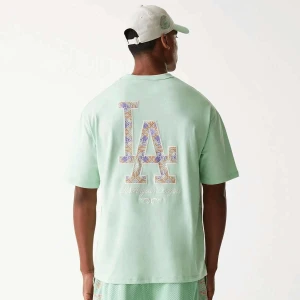 New Era MLB Infill Los Angeles Dodgers Oversized Tee mężczyźni T-Shirty i Polo beż rozmiar Odzież