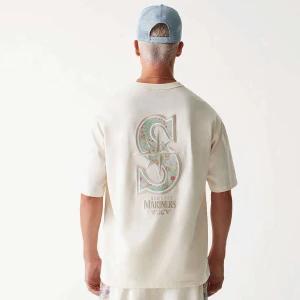 New Era MLB Infill Seattle Mariners Oversized Tee mężczyźni T-Shirty i Polo zielony rozmiar Odzież
