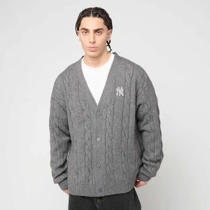 New Era MLB Knit Cardigan York Yankees ltc mężczyźni Odzież szary rozmiar
