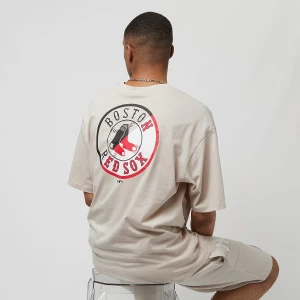 New Era MLB Team Graphic Backprint Oversize Tee Boston Red Sox STNBLK mężczyźni T-Shirty i Polo beż rozmiar Odzież