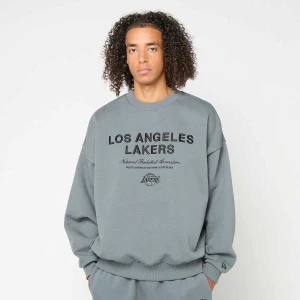 New Era NBA Linear Graphic Boxy Crew Los Angeles Lakers mężczyźni Bluzy niebieski rozmiar Odzież