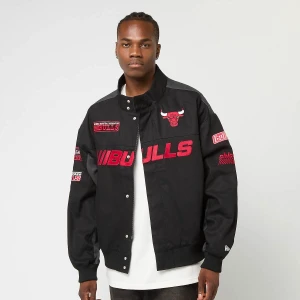 New Era NBA MOTORCROSS JCKT CHICAGO BULLS BLK mężczyźni Komplety dresowe czarny rozmiar Odzież