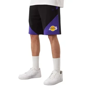 Zdjęcie produktu New Era NBA Team Los Angeles Lakers Short 60284721, Męskie, Czarne, spodenki, bawełna, rozmiar: M