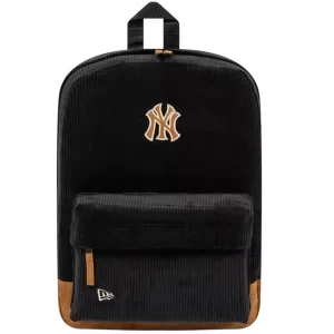 New Era New York Yankees Cord Stadium Backpack 60503797, Unisex, Czarne, plecaki, bawełna, rozmiar: One size