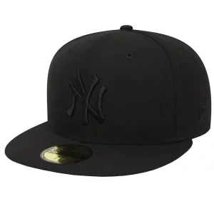 New Era New York Yankees MLB 59FIFTY Cap 10000103, Męskie, Czarne, czapki z daszkiem, poliester, rozmiar: 7 1/8