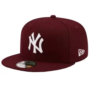 New Era New York Yankees MLB 9FIFTY Cap 60245406, Damskie, Bordowe, czapki z daszkiem, bawełna, rozmiar: S/M