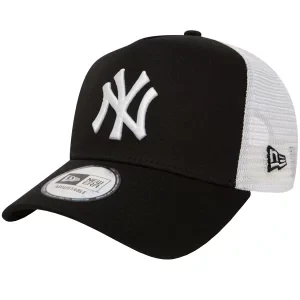 Zdjęcie produktu New Era New York Yankees MLB Clean Trucker Cap 11588491, Męskie, Czarne, czapki z daszkiem, poliester, rozmiar: OSFA