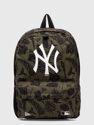 New Era plecak AOP NEW YORK YANKEES kolor zielony duży wzorzysty 60503764