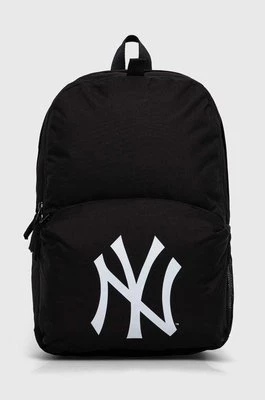 New Era plecak MLB NEW YORK YANKEES kolor czarny duży z nadrukiem 60503791