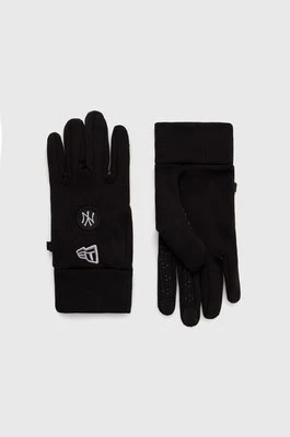 New Era rękawiczki męskie kolor czarny NEW YORK YANKEES
