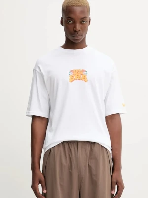 New Era t-shirt bawełniany kolor biały z nadrukiem 60684402