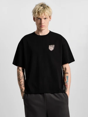 New Era t-shirt boxy męski czarny PROSTO.