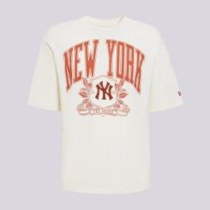 New Era T-Shirt Mlb Arch Graphic Os Nyy New York Yankees beżowy