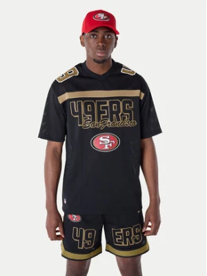 New Era T-Shirt Saf49E Mesh Graphic Jersey 60596390 Czarny Regular Fit