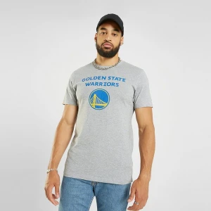 New Era T-Shirt Ss Nba Logo Golden State Warriors Light Grey