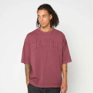 New Era Washed Oversized Tee mężczyźni T-Shirty i Polo czerwony rozmiar Odzież