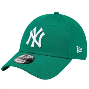 New Era Wmns LE 9FORTY New York Yankees Cap 60358040, Damskie, Zielone, czapki z daszkiem, bawełna, rozmiar: OSFM