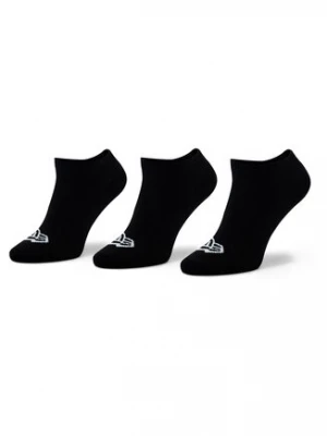 New Era Zestaw 3 par niskich skarpet damskich Flag Sneaker 13113640 Czarny
