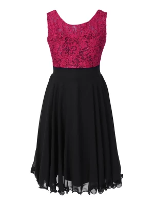New G.O.L Sukienka w kolorze różowo-czarnym rozmiar: 158