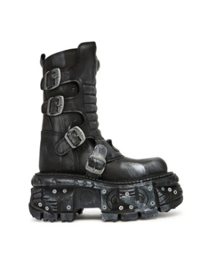 NEW ROCK Botki M-373SC-C1 Szary