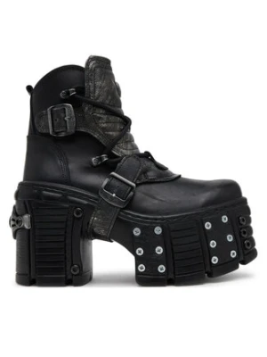 NEW ROCK Botki M-TM004-C3 Czarny