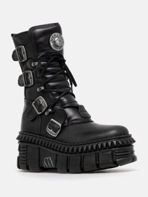 New Rock botki skórzane